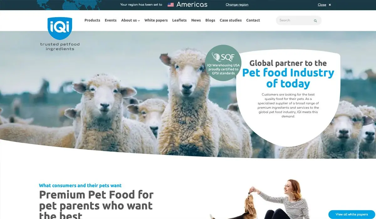 Nieuwe site van iQi Petfood