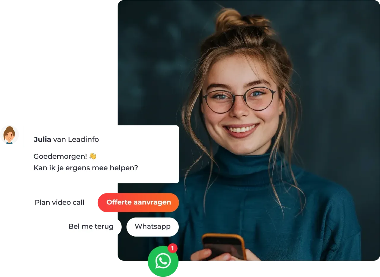 Leadinfo: Nieuw: 300% meer conversies met de Leadinfo leadbot