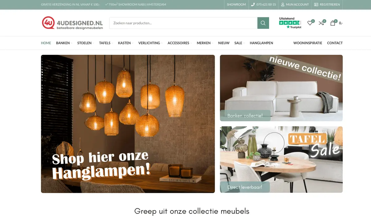Nieuwe site van 4udesigned