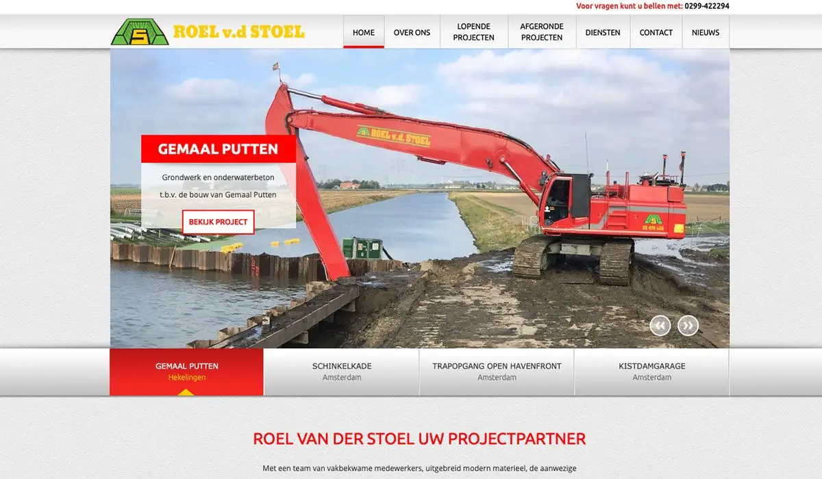Oude site van Roel v.d. Stoel