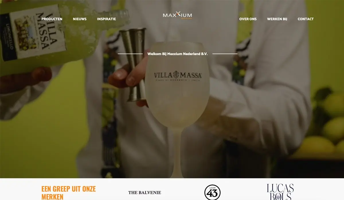 Project van Miller Digital voor Maxxium Nederland