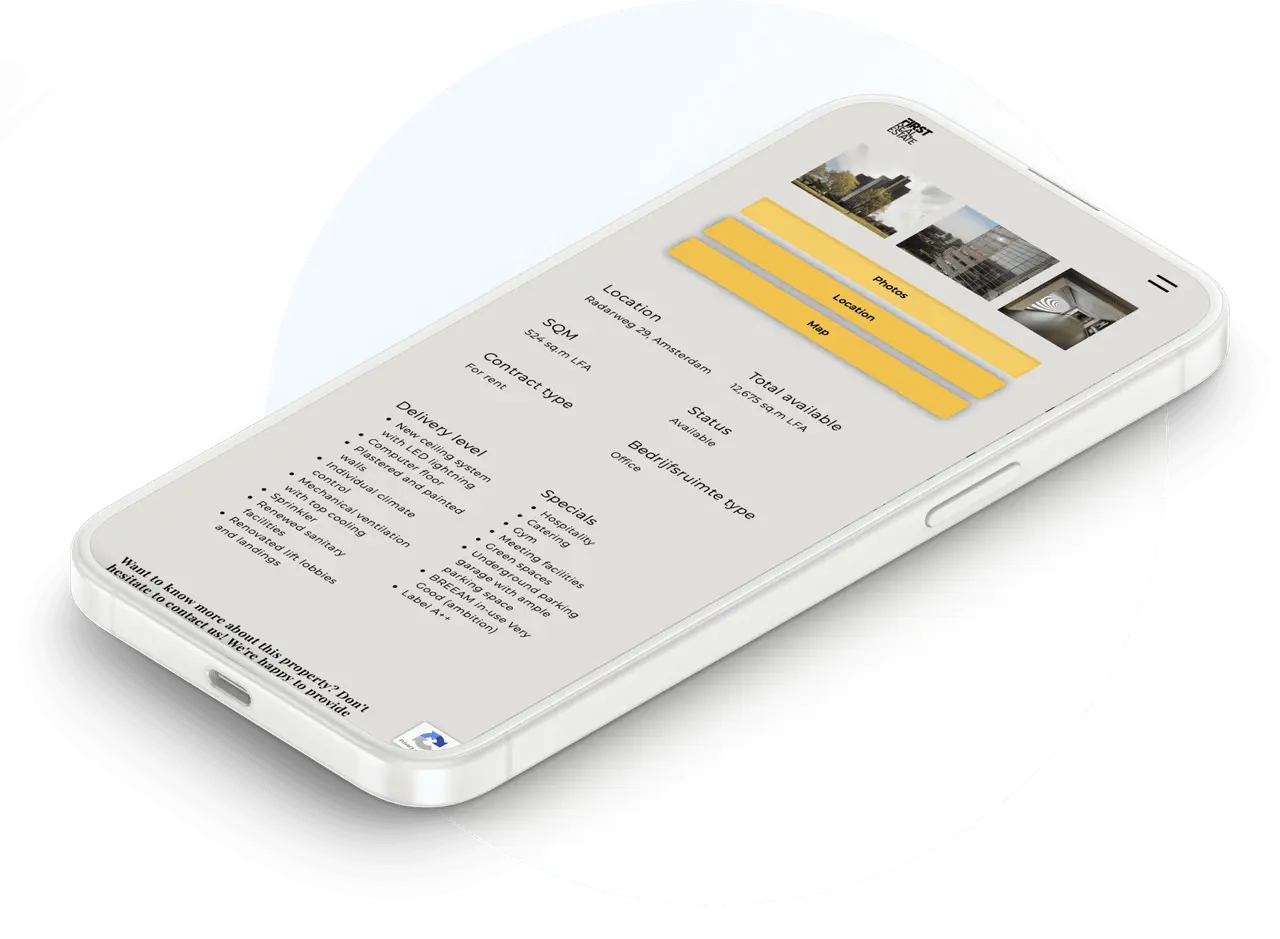 De oplossing voor First Real Estate