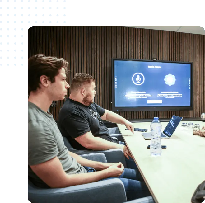 Een Digital Strategy Kick-off in de vergaderruimte van Miller Digital