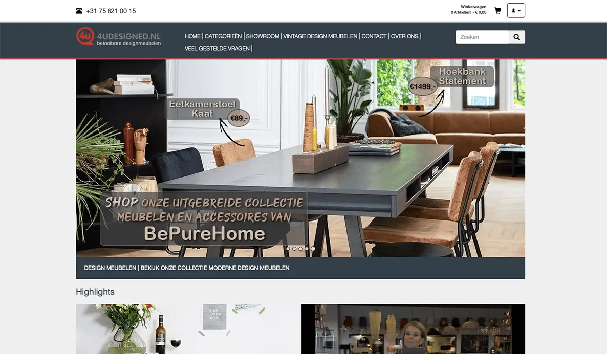 Oude site van 4udesigned