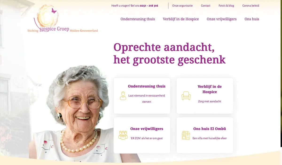 Oude site van Hospice Beverwijk